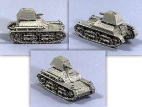 vickers light tank mki - wargaming3d 28mm miniature 3d print model - Mito3D