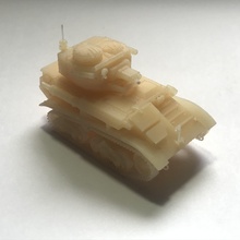 Vickers mk vi wargaming3d minyatür savaş oyunları 3d print model - Mito3D