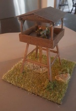 wargaming guard tower - wargaming3d 28mm miniature 3d print model - Mito3D