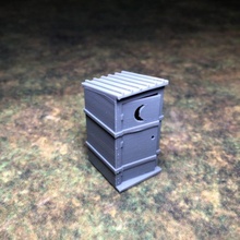 western outhouse - wargaming3d miniature wargamming 3d print model - Mito3D