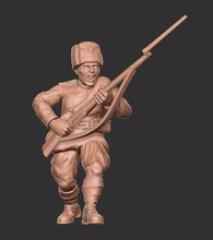 ww1 russian soldier test - wargaming3d miniature wargamming 3d print model - Mito3D