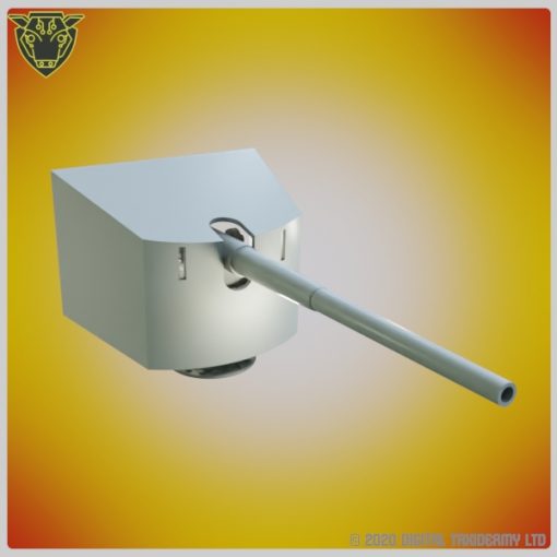 ww2 knil 120mm 50 wz36 bofors plate forme pistolet wargaming3d 28mm miniature 3D print model - Mito3D