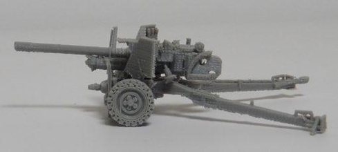 wwii british 6 pdr anti-tank gun early & versions 1 56 scale - wargaming3d miniature wargamming : 1:56 / 28mm, 1:56, bolt action, British Army, Commonwealth, USA, WWII 3d print model - Mito3D