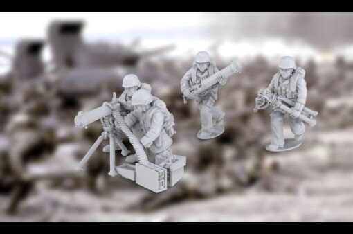 Guerra Mundial us Pacífico apoyo armas wargaming3d Categorías 1 56 28mm 1939 1945 WW2 3D IMPRIMIBLES históricamente Preciso categorizar Estados Unidos miniatura juego guerra 3D print model - Mito3D
