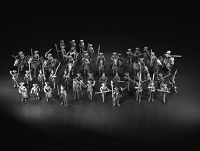 years war swedish army - wargaming3d miniature wargamming : 1:56 / 28mm, black powder, historical, muskets and horse, seve, seven war, sharp, sharp practice, warlord games 3d print model - Mito3D