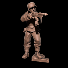 Jeune volkssturm combattant wargaming3d 28mm miniature 3d print model - Mito3D