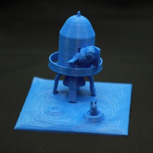 02 le vaisseau spatial de l'ouvrir les jouets 2014 3d print model - Mito3D