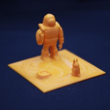 03 astroman say hello rabbit toys 2014 3d print model - Mito3D