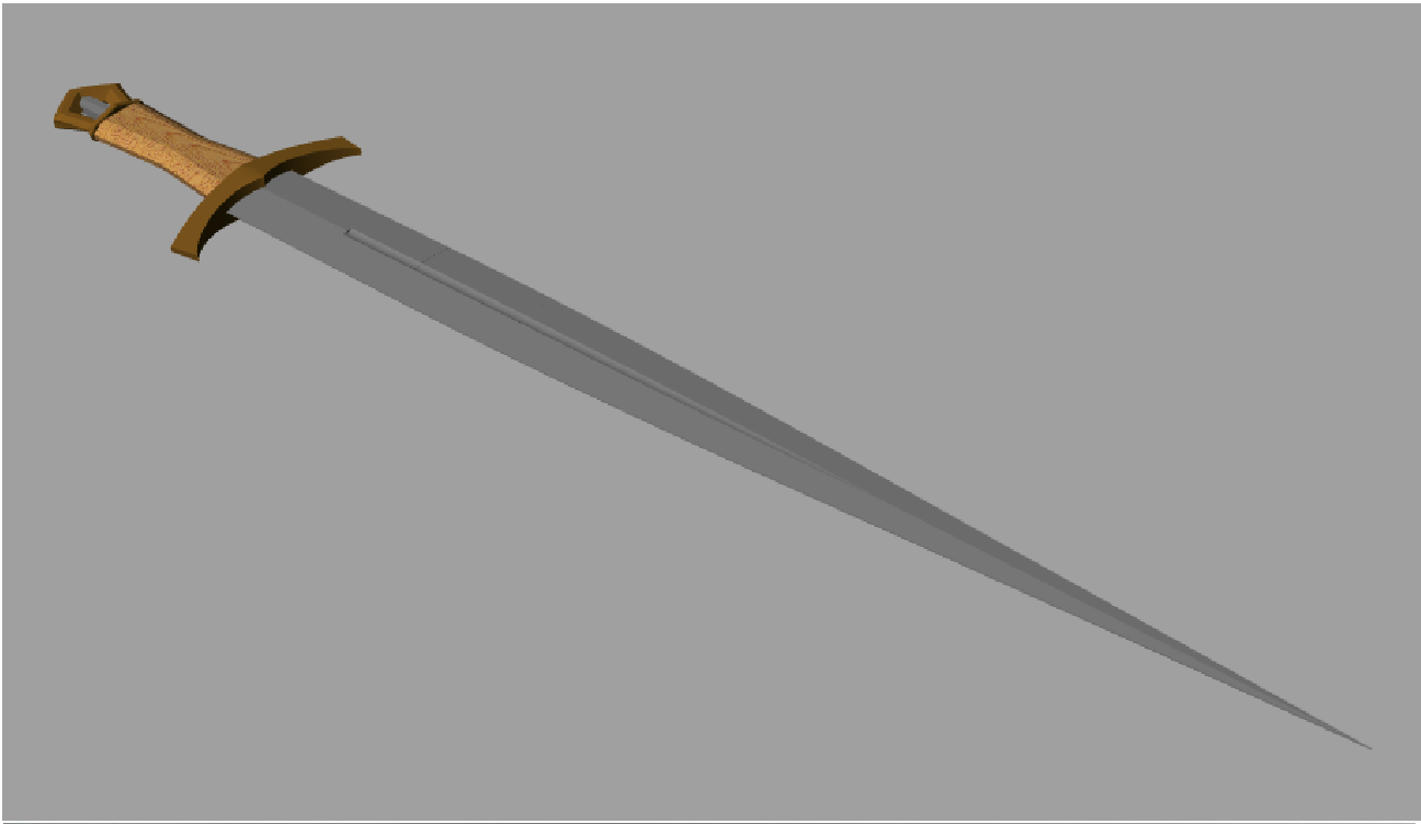 1 short sword toys 3D print model - Mito3D