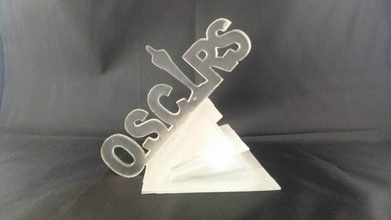Oscars 2015 logo de la mode cérémonie des oscars le stand 3d print model - Mito3D