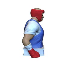 2019 combattere i tuoi sogni art il boxer la boxe busto decorazione statua statuetta 3d print model - Mito3D
