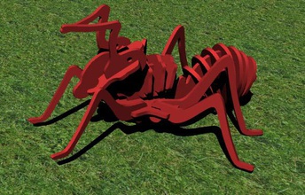 3d hormiga rompecabezas los juguetes Puzzle en a animales de puzzle 3d print model - Mito3D