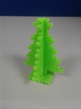 3d kit - beads christmas tree art puzzle 3d print model - Mito3D