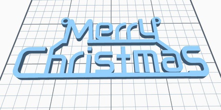 3 3d kit - yılbaşı dekor sanat Noel dekorasyon mutlu noeller 3d print model - Mito3D