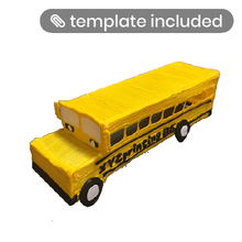 3d caneta ônibus escolar estêncil Carro legal modelo 3d print model - Mito3D