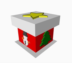 3dkit - christmas box art tool gifts 3d print model - Mito3D