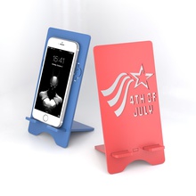 4th july phone holder 1 office cell 3d print model - Mito3D