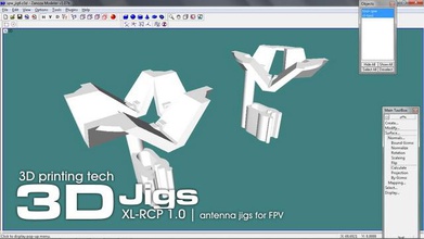 5,8 ghz fpv kleeblatt spw Antenne jigs - Spielzeug clover leaf cloverleaf diy hobby ibcrazy ican3d rcgroups Empfänger supermotoxl Sender video 3d print model - Mito3D