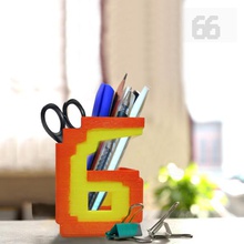 66 office anniversary national day pen container sixty-six 3d print model - Mito3D