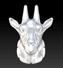 animal africano-girafa-1 brinquedos nobel sla 3d print model - Mito3D