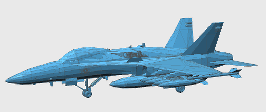 uçakstl sanat görev çağrısı uçuş silah minecraft uçak 3d print model - Mito3D