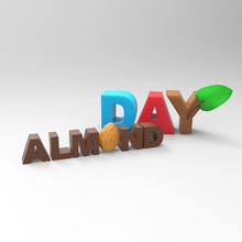 almond day art 3d print model - Mito3D