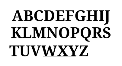 alphabet l'éducation abc 3d print model - Mito3D