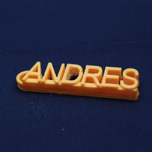 andres keychain toys 3d print model - Mito3D