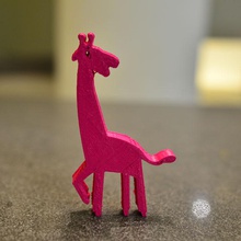 animal pad girafe les jouets 3d print model - Mito3D