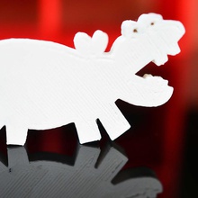 animal pad hippone les jouets 3d print model - Mito3D