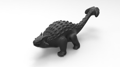 ankylosaurus brinquedos dino dinossauro 3d print model - Mito3D