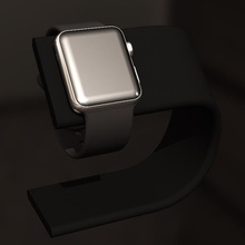 apple watch holder 2 office 3d print model - Mito3D