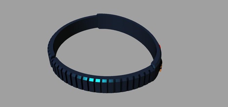 freccia bracciale moda perline braccialetto fasion 3d print model - Mito3D