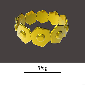 art ring fashion accesorries jewelry wearable 3D print model - Mito3D