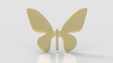 articulated butterfly toys 3d print model - Mito3D