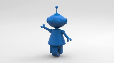 robot articolato 2 i giocattoli giocattolo 3d print model - Mito3D