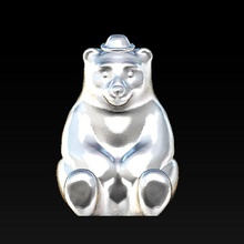asscessory-jewelry bear fashion jewelry nobel pandora sla valentine valentine's day 3d print model - Mito3D