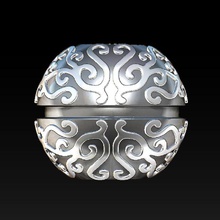 asscessory-bijoux nuage de la mode bijoux nobel pandpra sla saint-valentin 3d print model - Mito3D