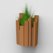 ava Wand Pflanzer Haushaltswaren wallplanter 3d print model - Mito3D