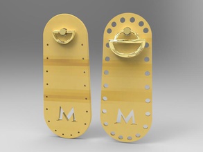 bolsa lateral extraíble correa de la moda lados 3d print model - Mito3D