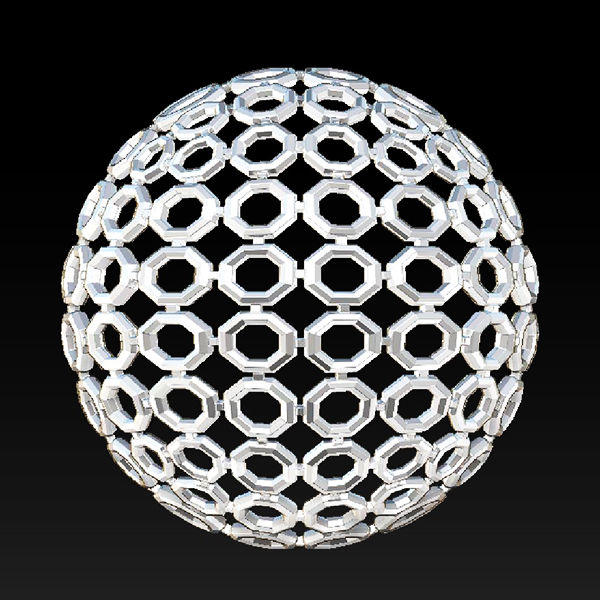 ball shape3 Kunst nobel sla 3D print model - Mito3D