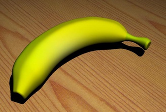 banana gradient color 20 mix fruits 3d print model - Mito3D
