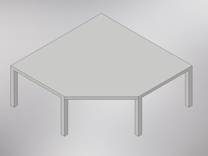 base table updated housewares home theater 3d print model - Mito3D