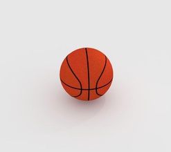 il basket i giocattoli colore un sacchetto mixed le texture 3d print model - Mito3D