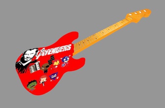 bass guitar 2 toys color mixed bag 3d print model - Mito3D