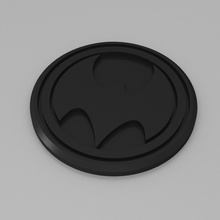 bat bevanda coaster 4 articoli per la casa batman vs superman 3d print model - Mito3D