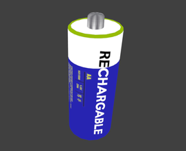battery - rechargable toys color mixed bag 3d print model - Mito3D