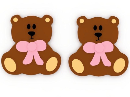 Urso biscoitos ecka urso 3d print model - Mito3D