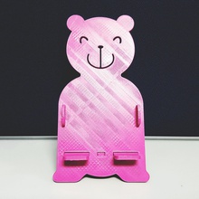 bear phone holder office 3d print model - Mito3D