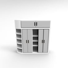 bedroom furniture 2 housewares cabinet home 3d print model - Mito3D